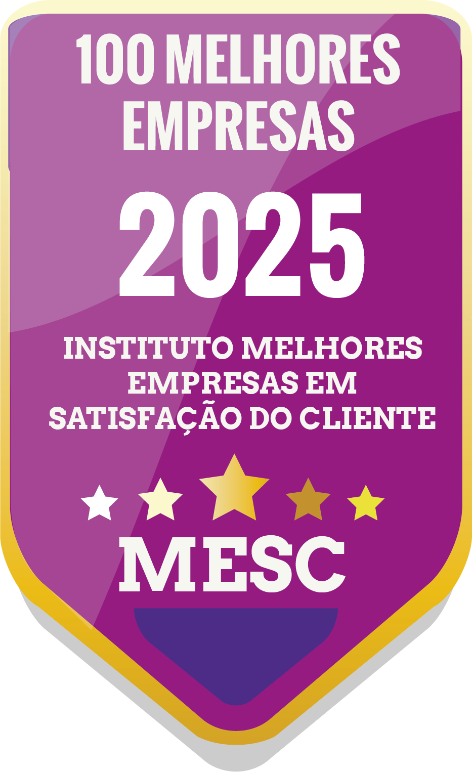 Icone do selo MESC 100 Melhores Empresas 2025